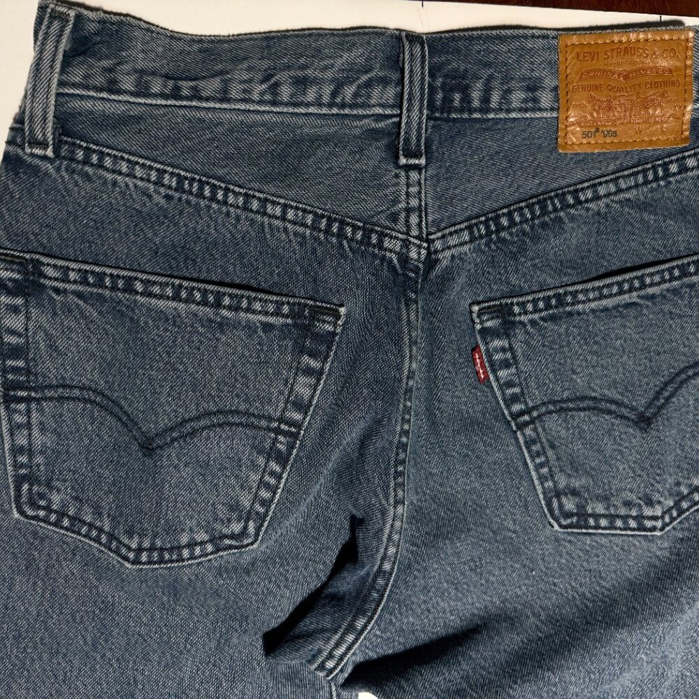 501 Levi's Premium Jeans Fit Womens Buttonfly Straightcut W24 L30 CW 2923 - Picture 16 of 16